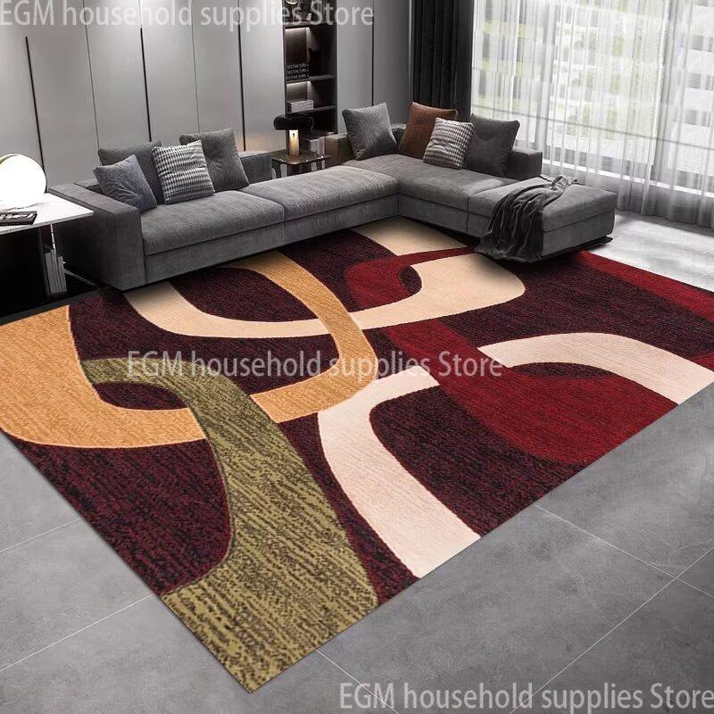 Ins Nordic Abstract Geometric Large Carpets For Living Room Home Room Decoration Plush Lounge Rug Cloakroom Floor Mats Antiskid