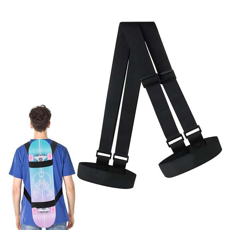 Universal Adjustable Skateboard Shoulder Strap, Portable Carry Belt for Longboards, Snowboards,Carrier Backpack Accessory