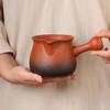 Purple Clay Teapot with Alcohol Tea Warmer Set