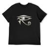Auge des Horus Silber w T-Shirt Anime Kleidung Baumwolle Mann T-Shirts Grafikshirts Übergröße Herrenkleidung