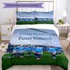 Manchester City Personalizowany zestaw pościeli z Twoim imieniem Oddychająca poszewka na kołdrę z poszewkami na poduszki Dekoracja domu Prezent urodzinowy