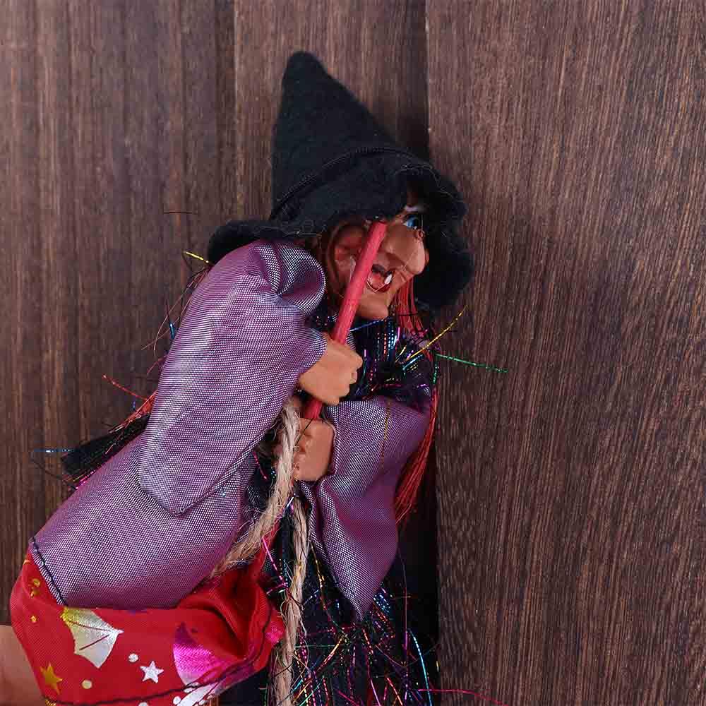 Random Color Lawn Halloween Horror Party Decoration Figurine Pendant Witch Ornament
