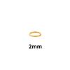 Brushed Titanium Steel Women's Ring with 18K Gold Accents - Modern Cold Style for Couples