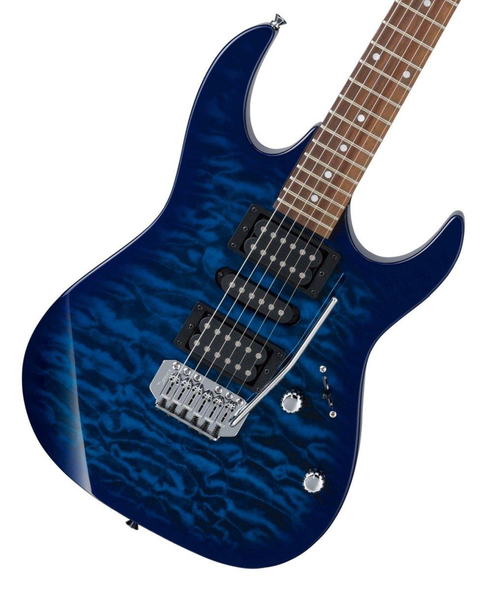 

Ibanez Прозрачный синий Burst GIO Series Ibanez Вводный роскошный стеганый топ / GRX70QA-TBB