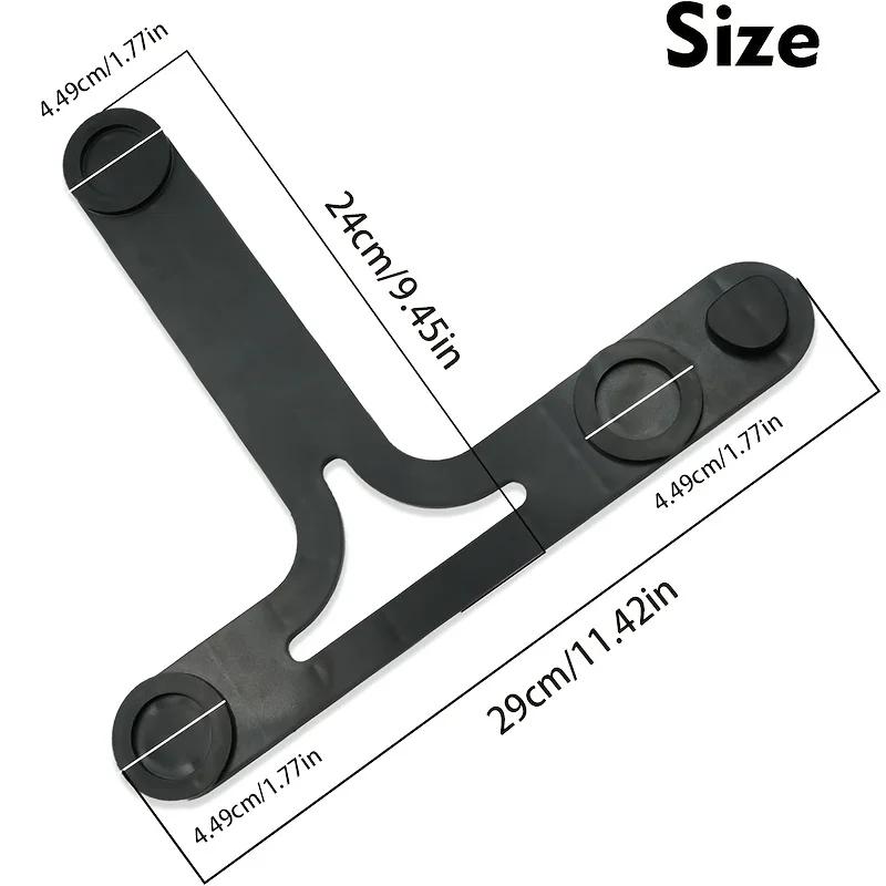 

Sliding Board with Gliders TM7 Accessories Secure Stand Protects Scale Function Base Bracket Protection for Work, Surface чёрный