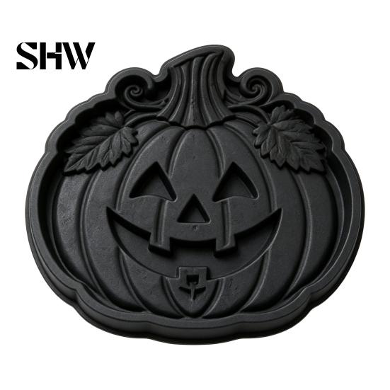 Zahradní potřeby pro úpravu terénu Halloween Forma na zahradní nášlapný kámen, Opakovaně použitelné plastové formy, Forma pro kutily na cementový beton, Tvořič cest pro terasu, trávník a zadní dvorek