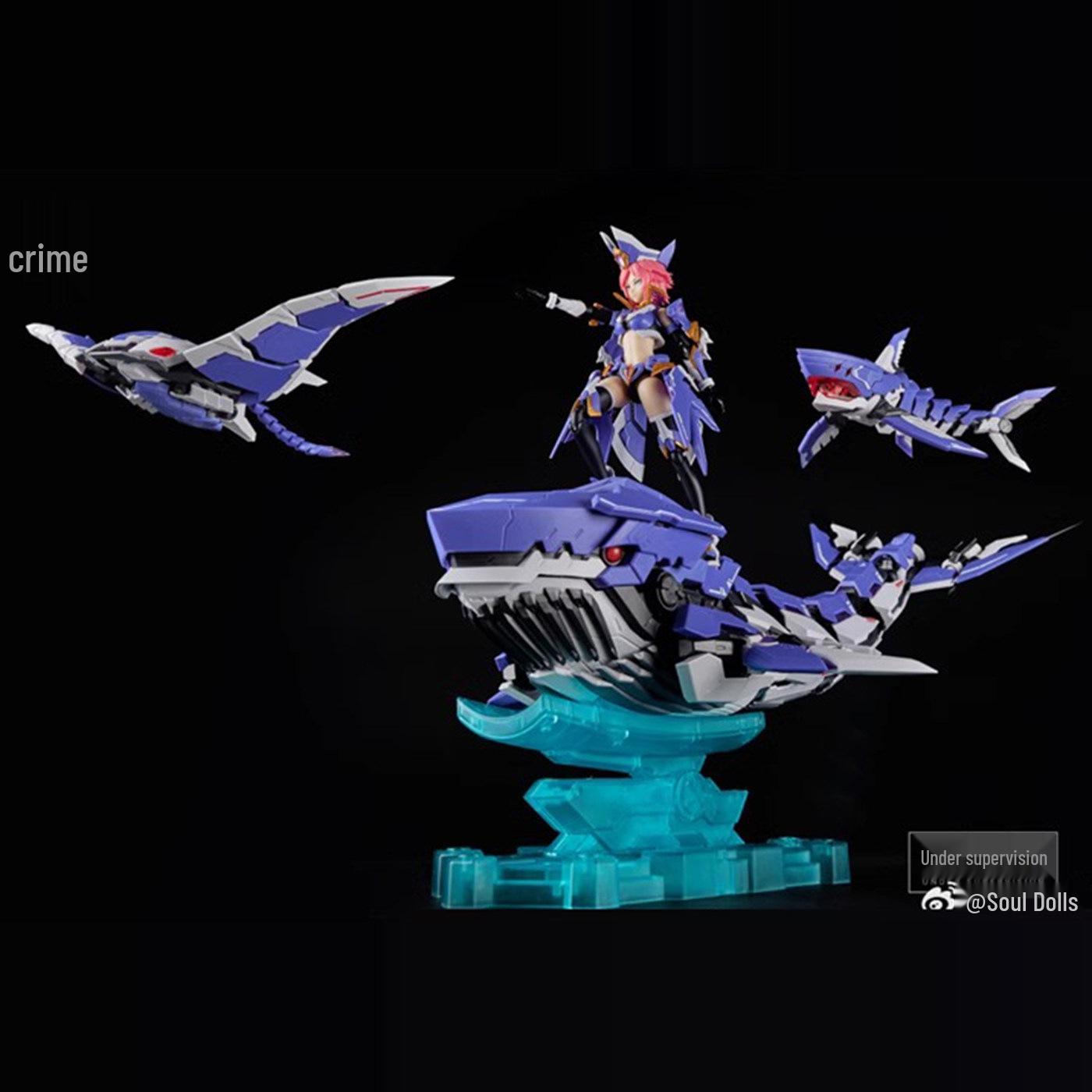 Soul Hunter Mech Girl: National Creation Giant Whale Model - Pirate Captain Edition