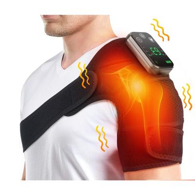 Electric Heating Vabration Shoulder Massager Brace Rechargeable Knee Elbow Massager Belt for Arthritis Pain Relief Health Care