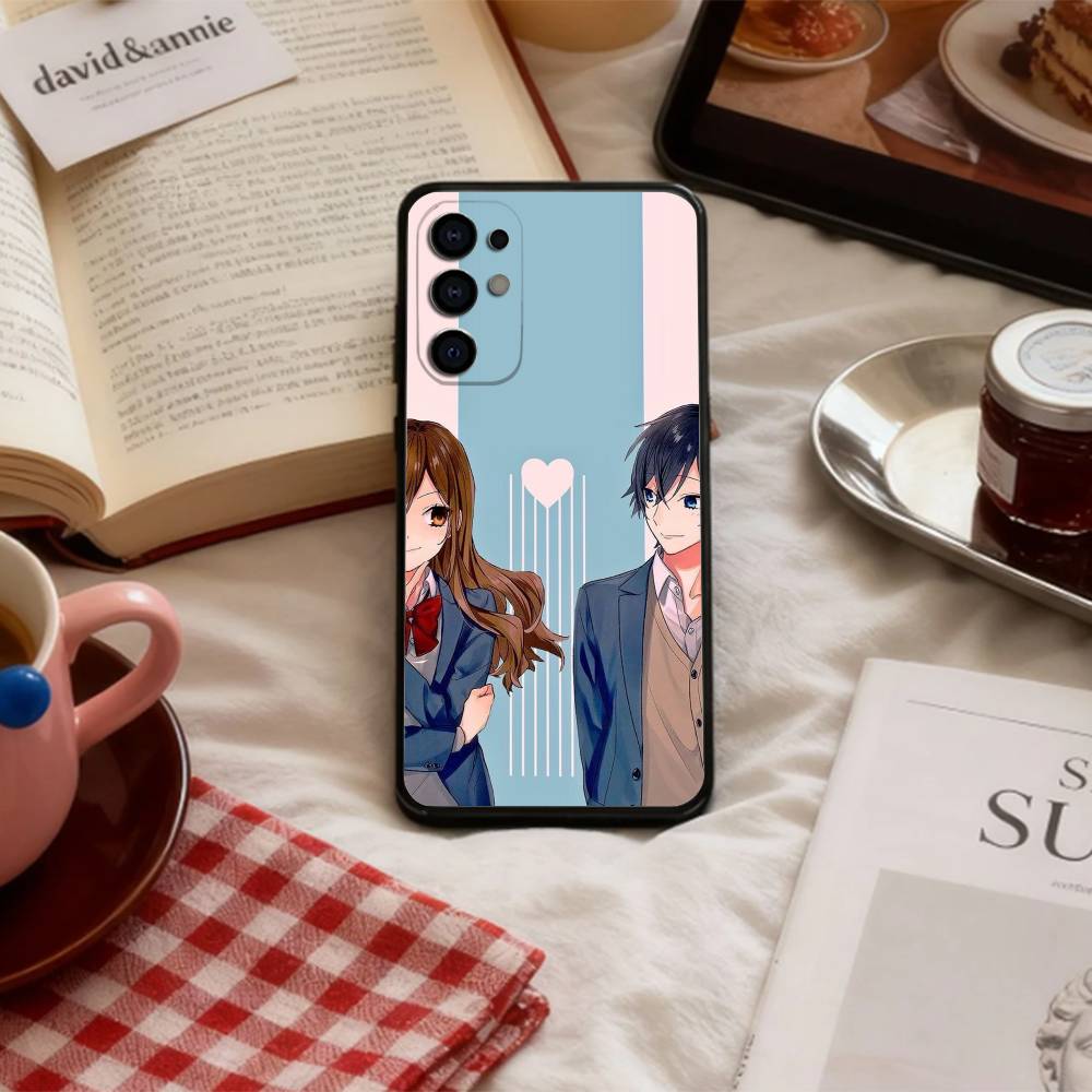 Romantic H-Horimiya   Phone Case For Samsung S 25,24,23,22,30,21,10,9,Ultra,Plus,Lite,FE,4,5 G Soft Black Case