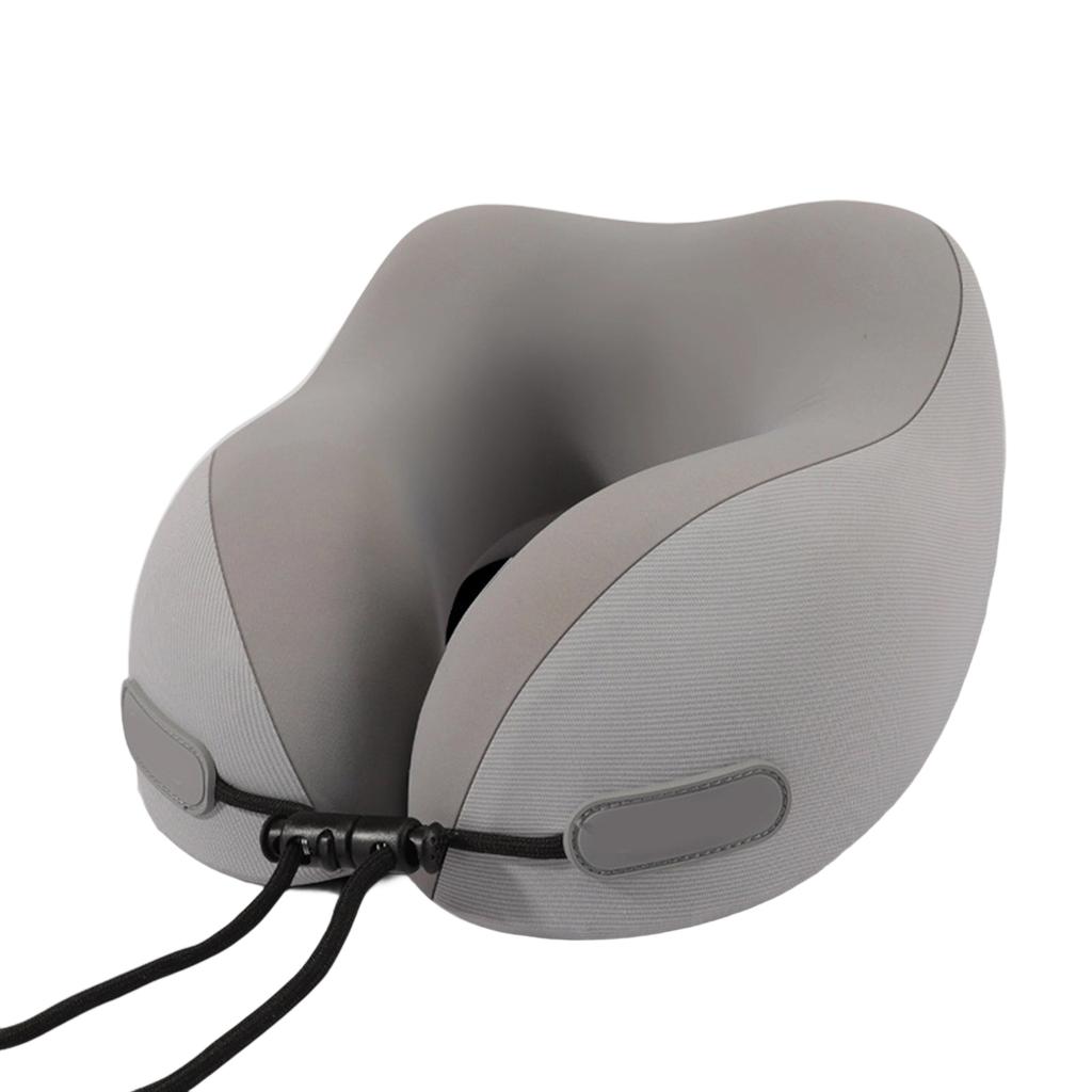 Travel Neck Pillow Support Cushion With Memory Foam Suitable For Traveler and Drivers Enhanced Comfort In Cars Airplanes