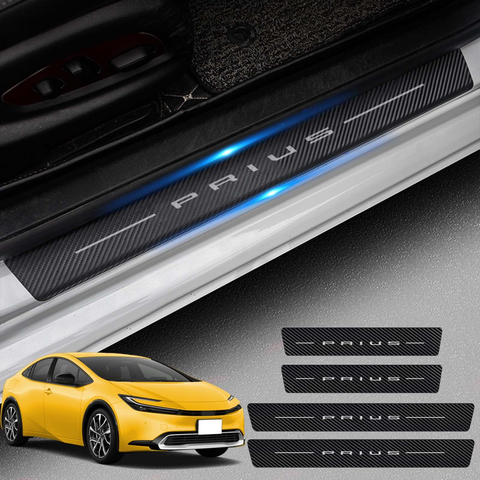 

HUDIY Посвященный Toyota 60 Серии Новый Prius Защита боковых порогов (Январь 2023 г. — настоящее время) чёрный