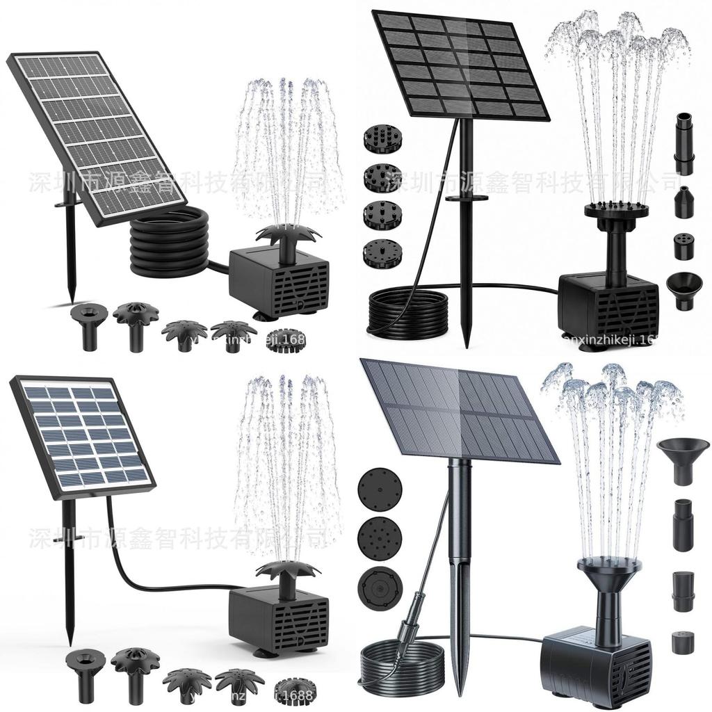 Garden Fountain With Solar Power For Outdoor Decor And Water Features