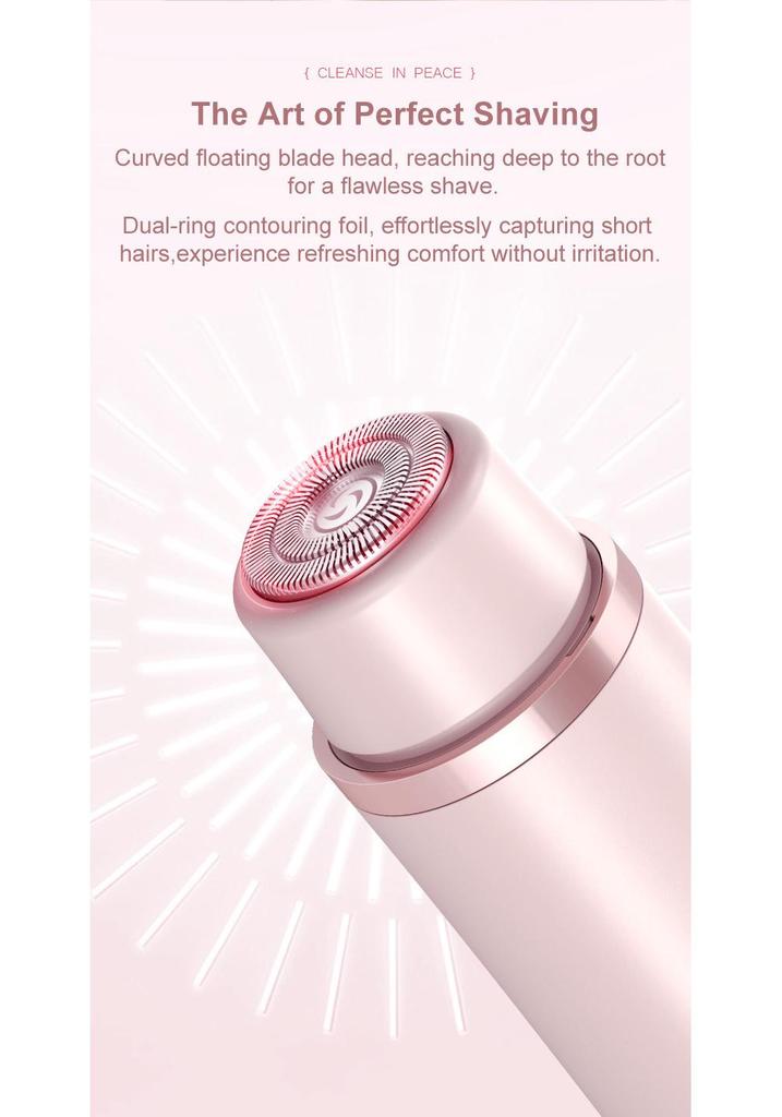 Waterproof Electric Women's Double Head Shaver for Bikini, Underarms, and Intimate Areas