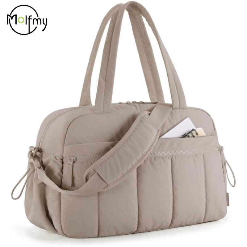 Women's Travel Duffel Bags Large-capacity Gym Bag with Wet Pocket Carry on Waterproof Weekender Handbag Toiletry Bags