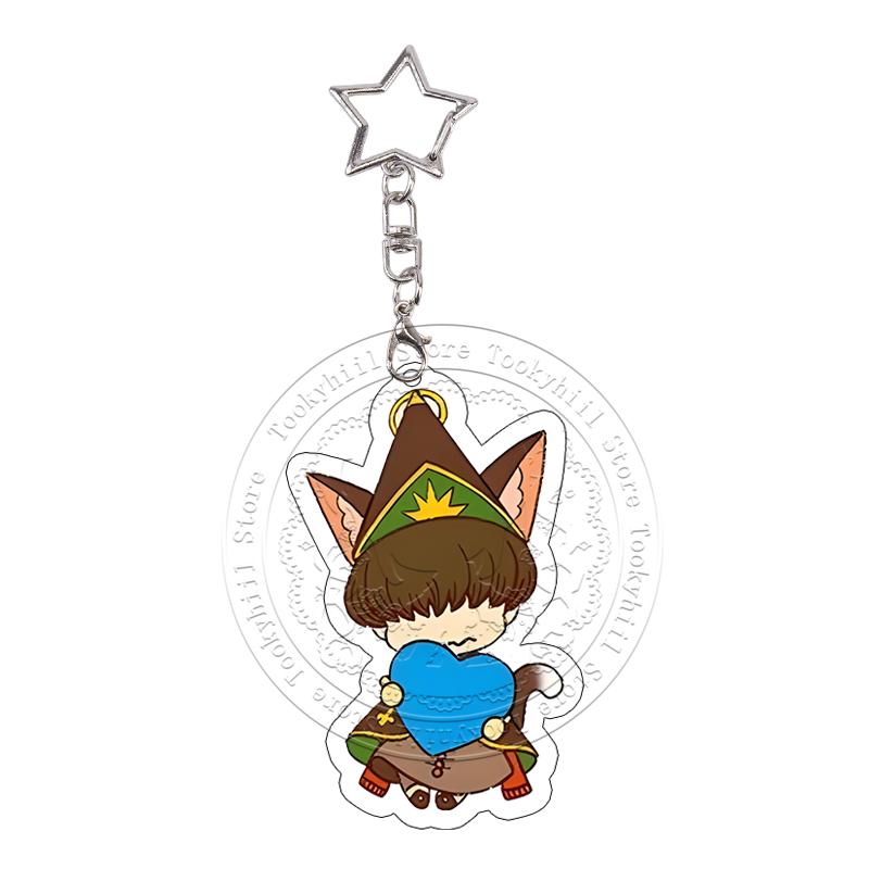 Witch Hat Atelier Acrylic Keychain Orugio Coco Tetia Anime Cartoon Characters Bag Decoraccessories Pendant Keyring Birthday Gift