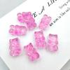 20pcs New Cute Resin shiny bear Flatback Cabochon Charm DIY Phone/Craft Decoration Accessories