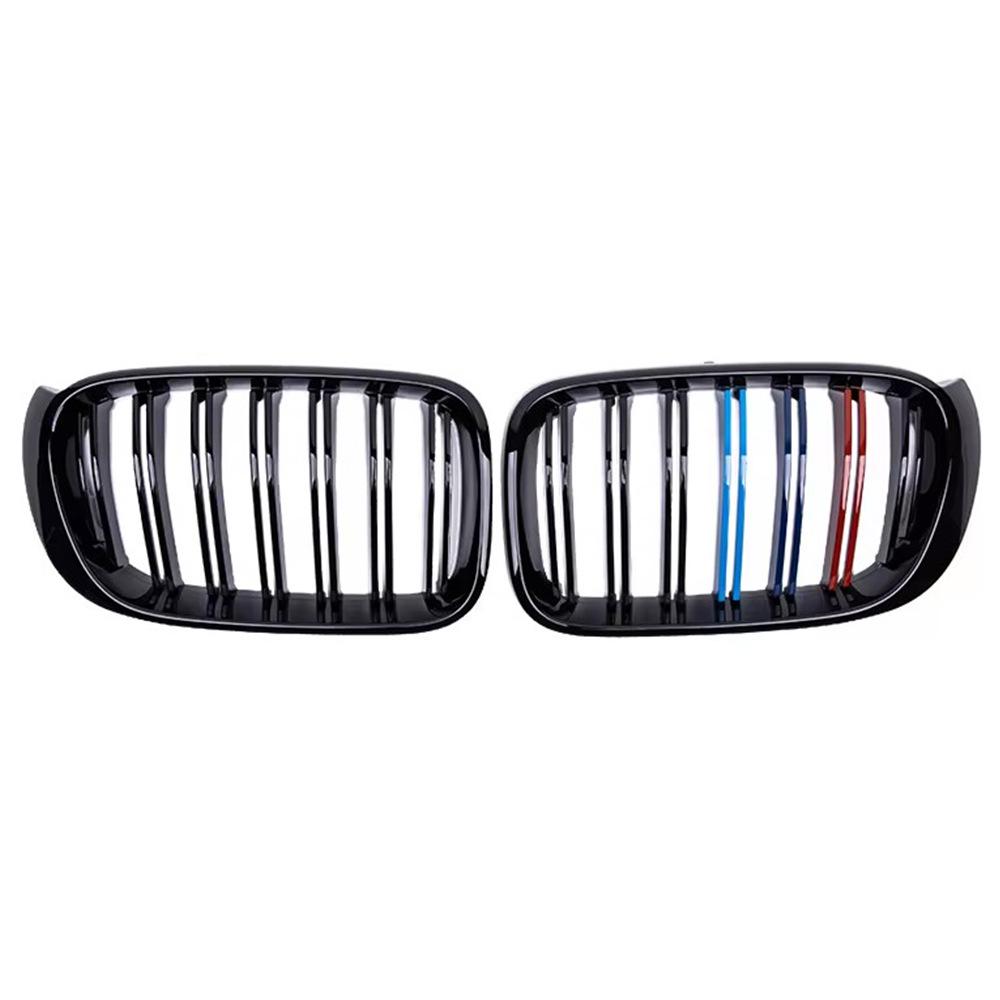 Upgraded Tri-Color Grille for BMW X3 F25 (2010-17) & X4 F26 (2014-18) Dual Line Style