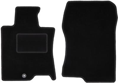 Black Front Floor Mats For: Honda Accord VIII Sedan, Station Wagon, Tourer (2008-2015)