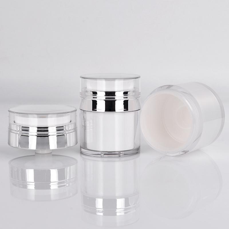 15ML Travel Refillable Bottles Creams Gels Make-up Lotion Lotions Dispenser Cosmetic Containers Mini Press Vacuum Bottle