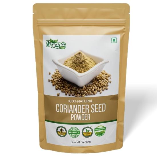 

Organic Zing Coriander (Cilantro) Powder (Coriandrum sativum) for Curries, Pickles | 100% Raw | Vegan | Preservative Free (227g) resealable pack