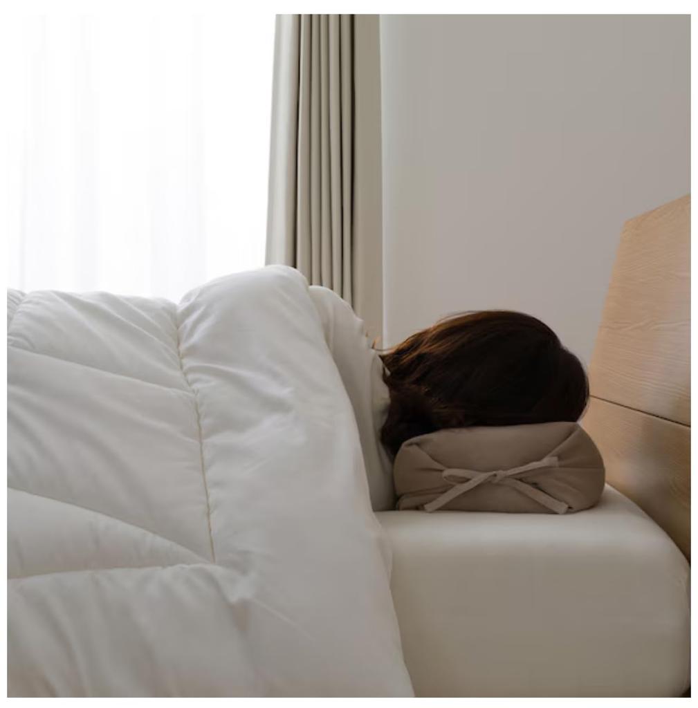 Nitori Cotton Buckwheat Pillow, Mini Size [Firmness] Firm. Tie Both Ends To Adjust To Your Desired Height. Odor-resistant.