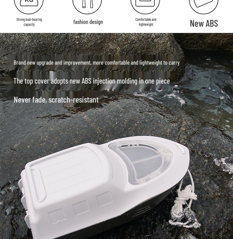 Flytande Fiskhållare ABS 8L: Levande Fisk Båt & Bete Guide