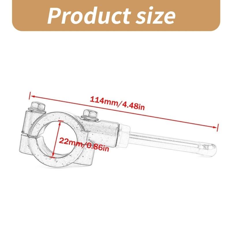 Alloy Motorcycle Kickstand Support Plate for Added Support Bike Shows Workshops