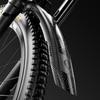 ENLEE Mountain Bike Mudguards Extended And Widened Rain Guards Carbon Fiber Texture  For Front And Rear