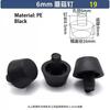 T-Shaped Stopper PVC PE Plastic Stopper Furniture Table Chair Leg Foot Bottom Anti Slip Foot Pad Sealing Cap Transparent Plug