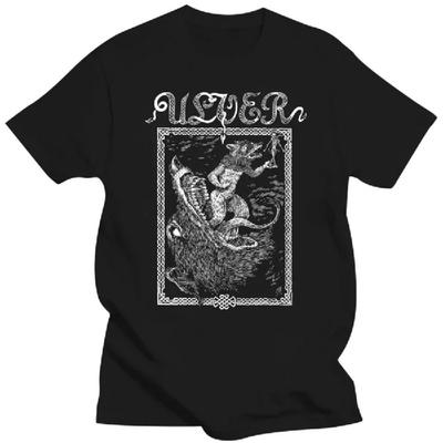 2024Summer Stree Twear Ulver TShirt Black Metal New Retro T-Shirt Men'S Short Sleeve O-Neck T-Shirts Streetwear Graphic T Shirts