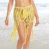 Handgehäkelter Strand-Quastenrock Bikini Cover-Up