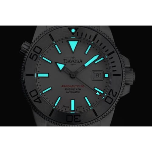 Davosa Argonautic BG Swiss-Made Automatic Watch, 30 ATM Water Resistant, Silver, 161.528.11, Men's