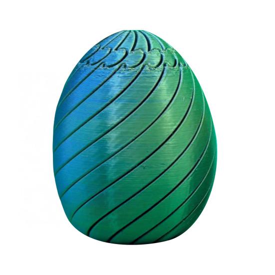 Zabawka Jajko Wielkanocne Odstresowujące Drukowane 3D Jajko Spiralne Zabawka Fidget Jajko Skręcane Puzzle Zabawka na Biurko Wypełniacze do Koszyka Wielkanocnego Upominki na Imprezę