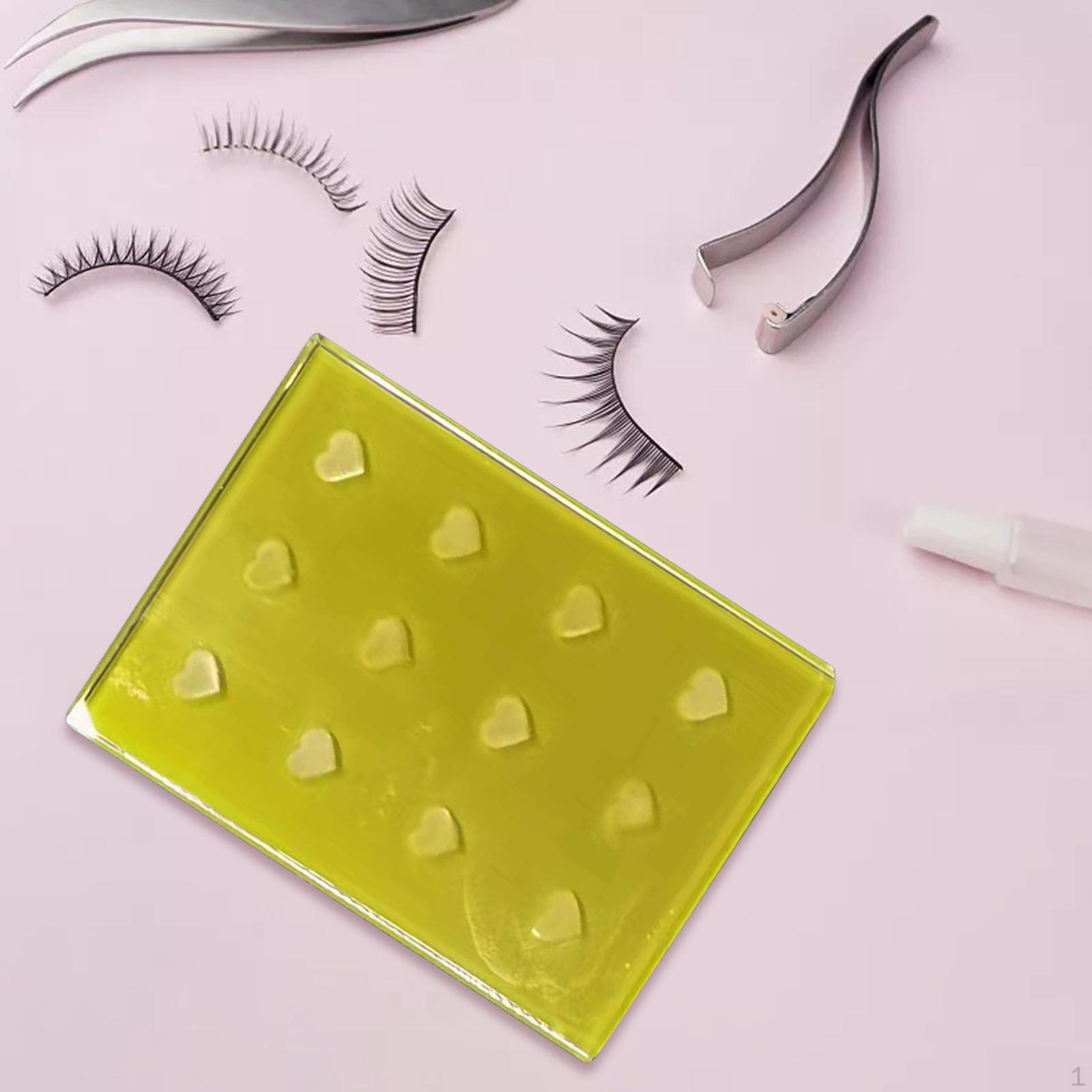 

Glue Stand Pallet Holder False Lashes жёлтый
