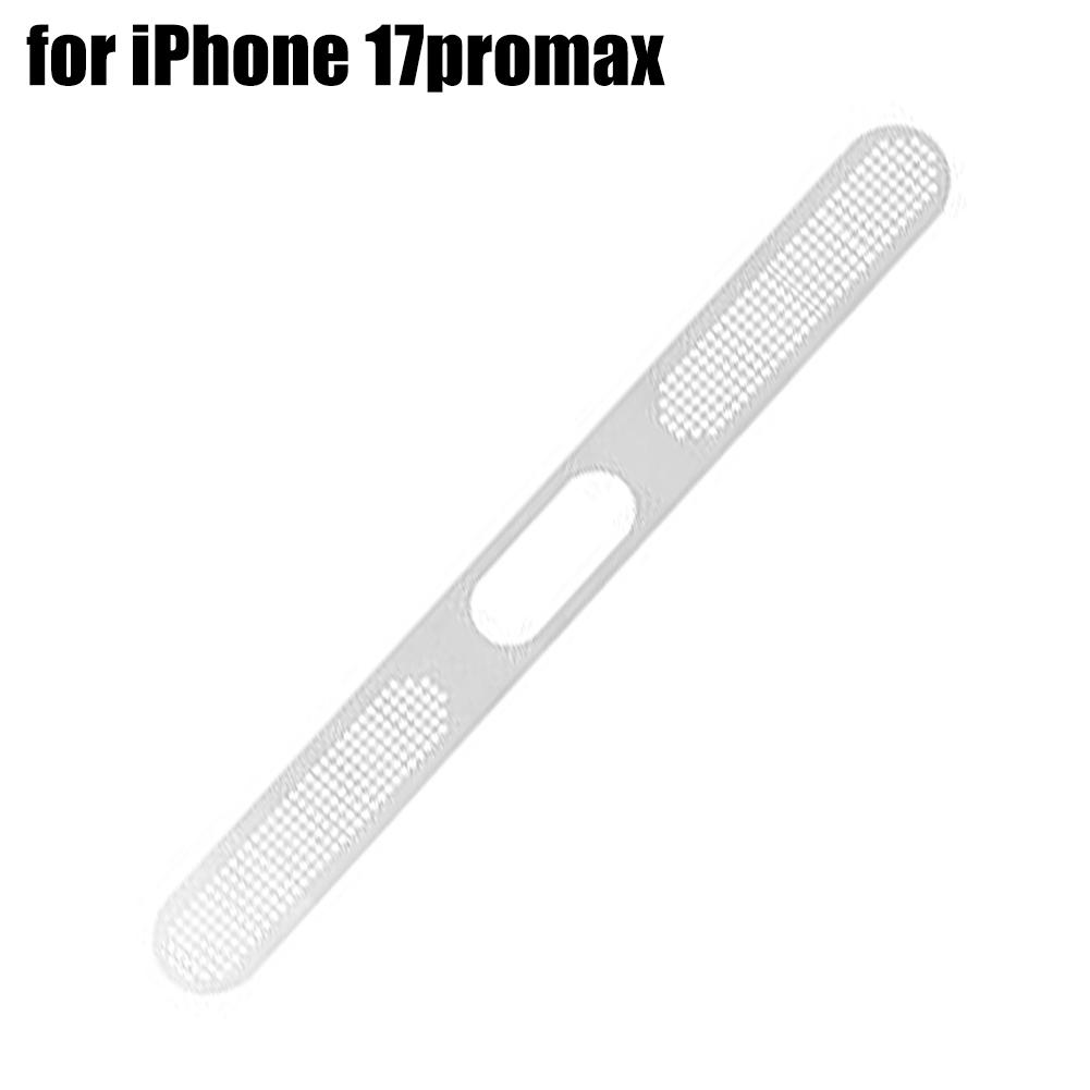 2Pcs Metal Dustproof Net Sticker For iPhone 17 Air 17 Pro Max Easy Install Earpiece Speaker Hole Anti-dust Mesh Protection Cap