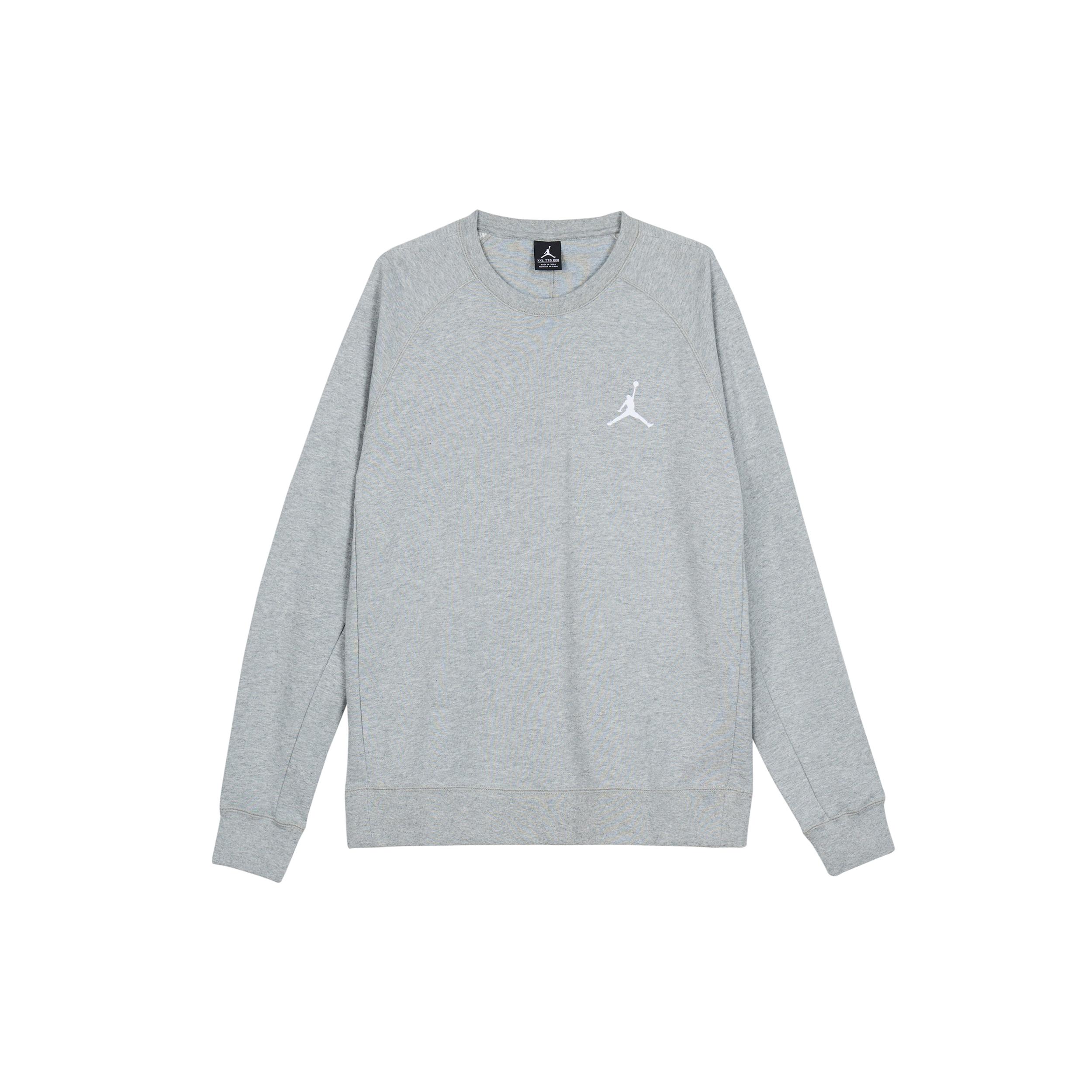 Jordan Sweatshirts Men s Gray Crew Neck Moderate Other AH3935-063 L