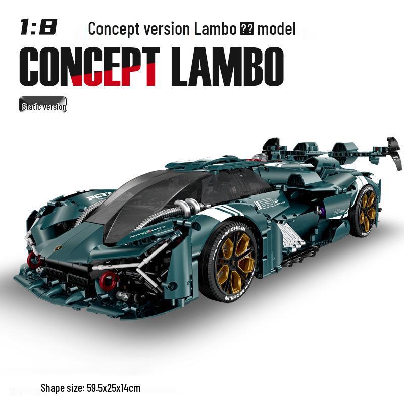 Tech Series Supercar Lambo 3000 Building Blocks Toy