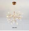 Nordic Minimalist Firefly Branch Chandelier for Restaurant, Hotel, and Villa