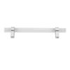 Crystal Acrylic Handle Modern Transparent Drawer Pull Handle for Closets Bookcases Shoe Cabinet