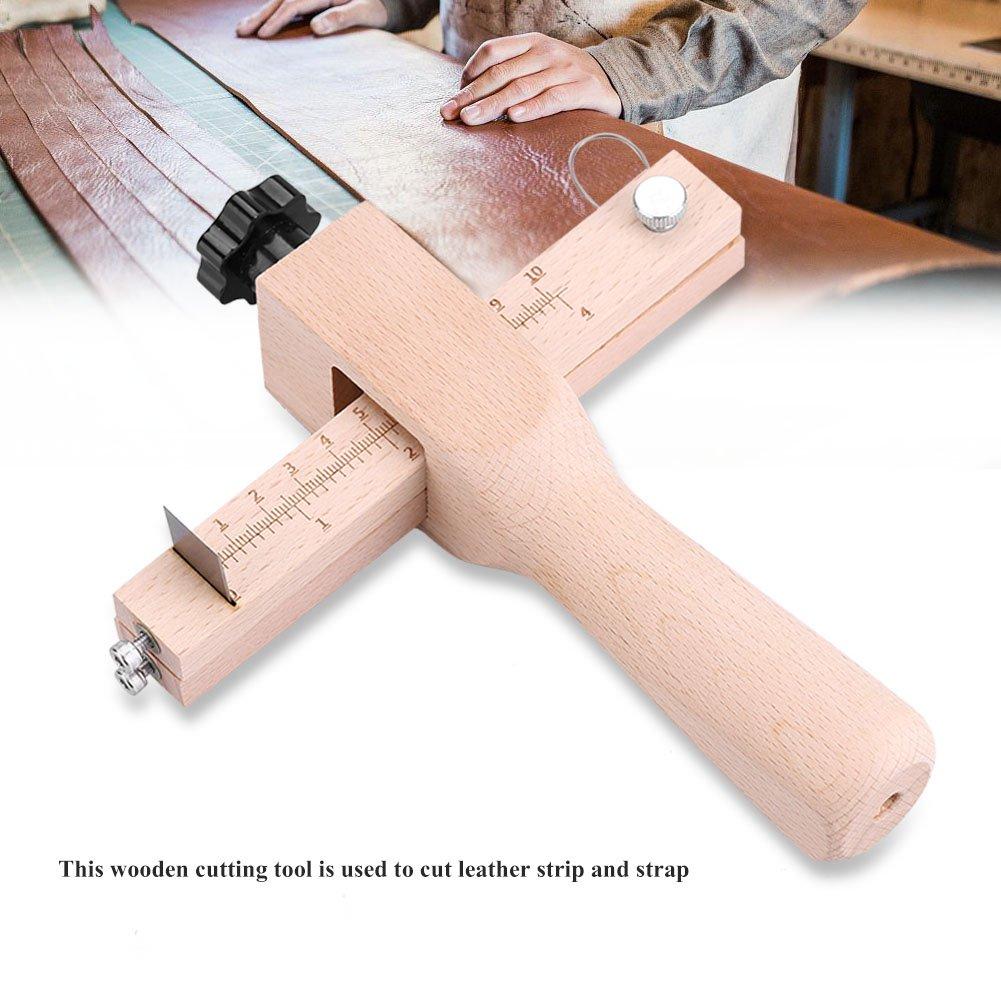 Acogedor Strap Cutter, DIY Craft Tool, Wood Cutting Tool, Adjustable, Easy To Use, with Graduations, and 5 Blades