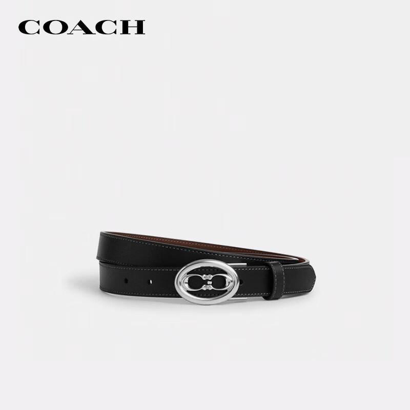 Женский ремень Coach с обрезной пряжкой-пином