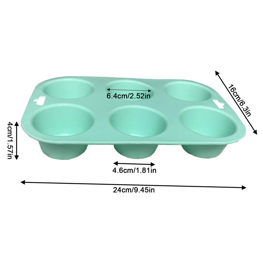 

Muffin Top Pan 2X Non Stick Muffin Tin Bakeware High Temperature Resistant Baking Tray Hamburger Buns Molds For Breakfast