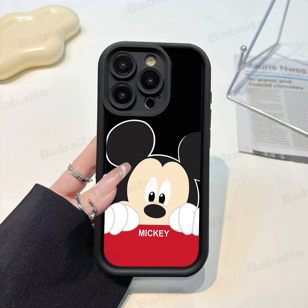 M-Minnie M-Mickey For iPhone 17 16 15 14 13 12 11 Pro Max Plus Phone Case Covers