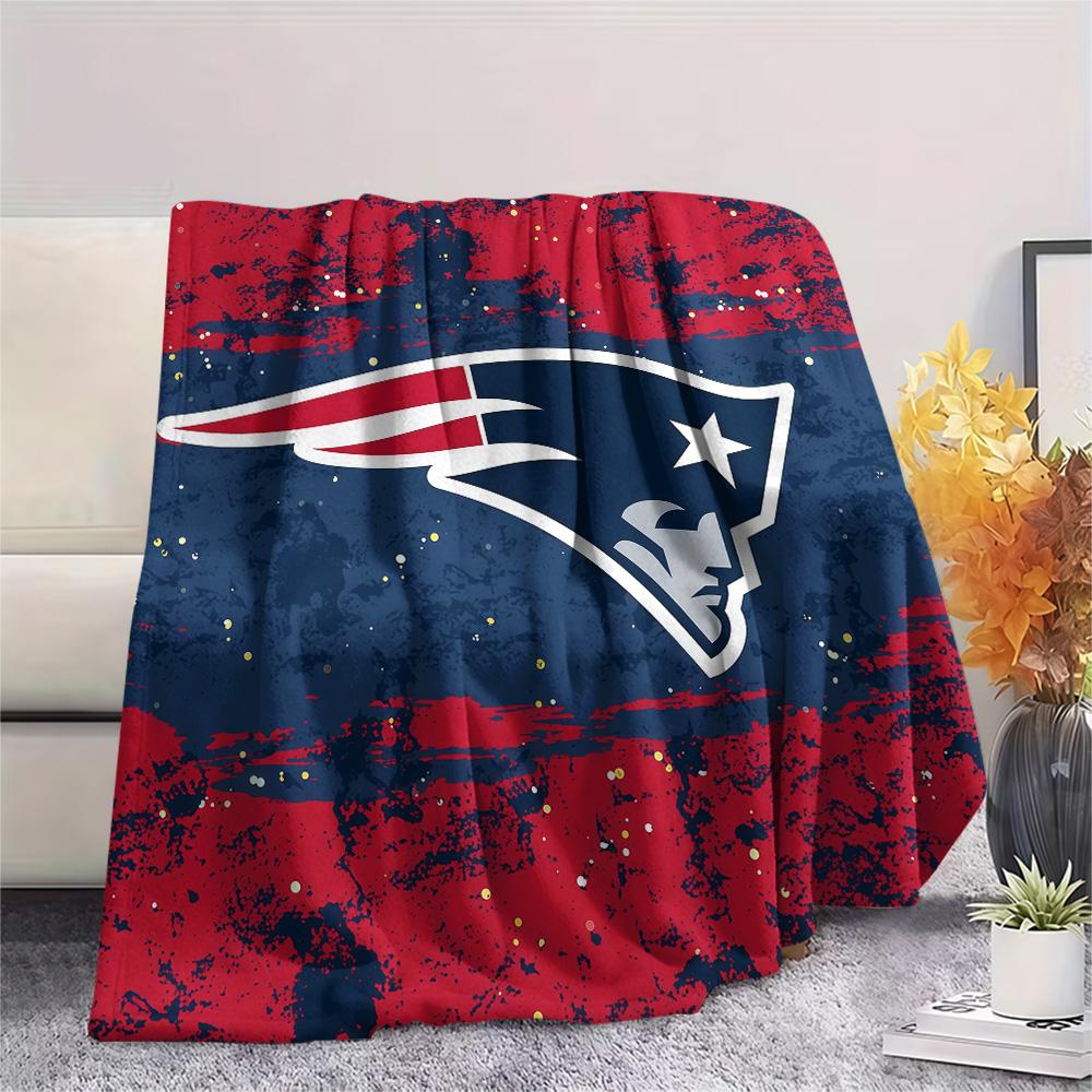 New England Patriots Flannel Blanket, High Quality Comfortable for All Seasons, Home Decor, Warmth and Comfort