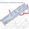 Heart Rate Scale Ruler for Interpretation Measurement Tool Reference Ruler Tool, Transparent Electrocardiogram Ruler