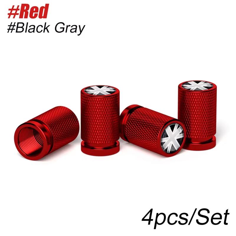 

4 шт. Новые металлические колпачки на ниппель автомобильного колеса для MINI COOPER S JCW F56 F55 F60 R55 R56 R60 Наружные автоаксессуары красный