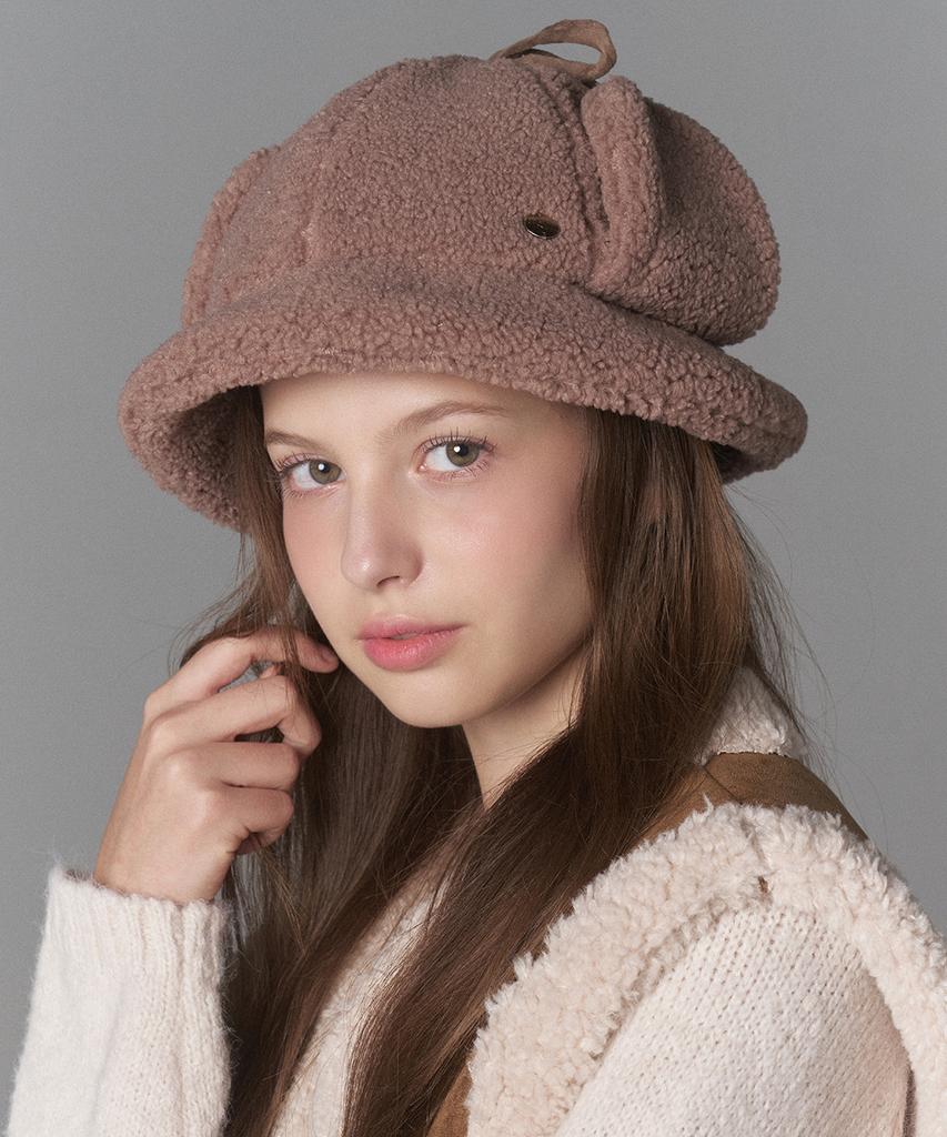 Hwaiteusaenjeu Boucle Round Bucket Hat Oliver (5 Colors)