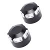 2pcs Rear Axle Nut Covers Caps Aluminium Alloy Rustproof Replacement for Spyder All Models 2008 to Later