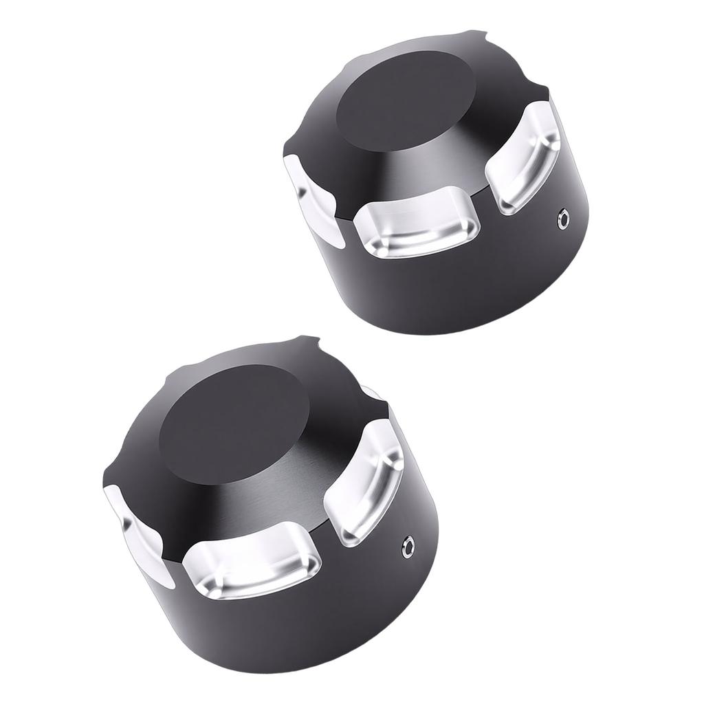 2pcs Rear Axle Nut Covers Caps Aluminium Alloy Rustproof Replacement for Spyder All Models 2008 to Later