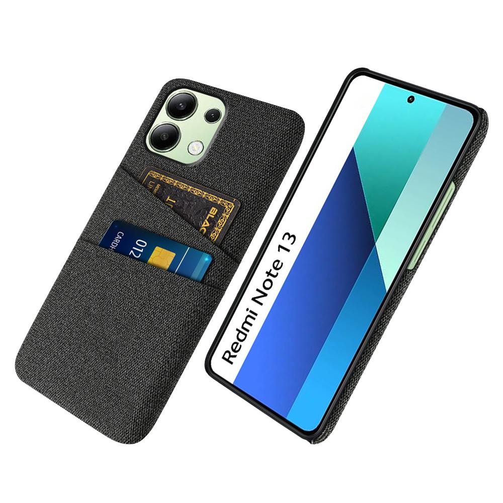 For Xiaomi Redmi Note 13 4G Phone Case Hard Protective Cover with Dual Card Holder